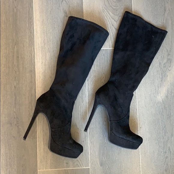 Jessica Simpson Shoes - Jessica Simpson Heel Platform Knee-High Boots 9
